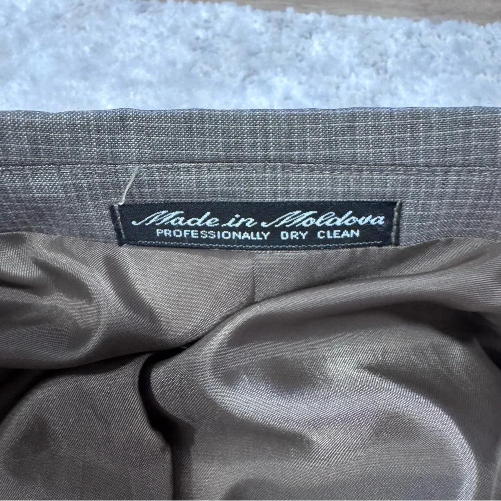 Kilburne and Finch Sport Coat Brown Wool Blend Men's Blazer 42L/36W